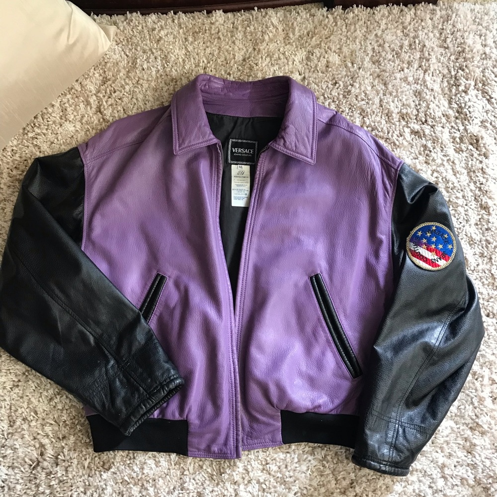 Authentic Versace Bomber💜 - Picture 2 of 7